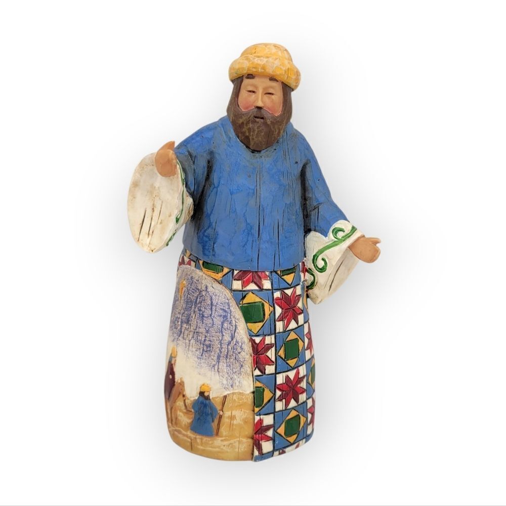 Jim Shore Heartwood Creek Nativity Figurine Joseph Joy to the World 2003